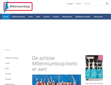 Tablet Screenshot of millenniumloop.nl